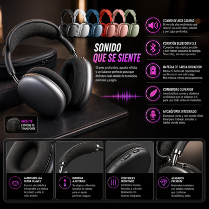 Audífonos Max | Sonido que se siente 🔥 PAGA 1 LLEVA 2 🔥