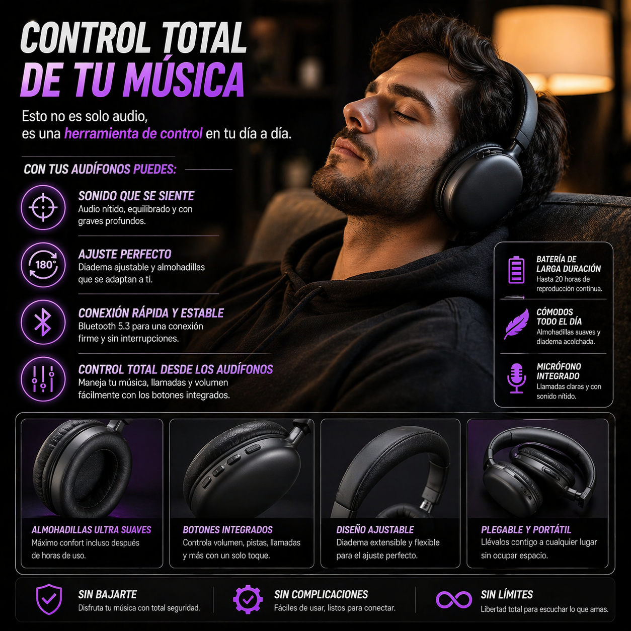 Audífonos Max | Sonido que se siente 🔥 PAGA 1 LLEVA 2 🔥