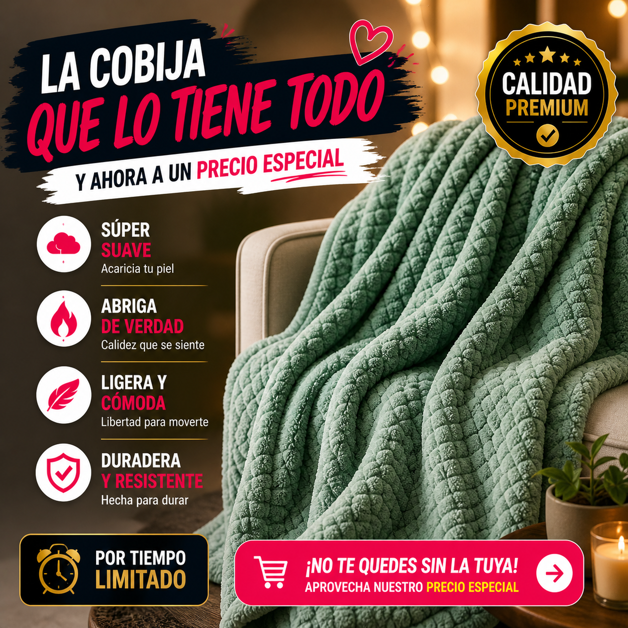🛏️ COBIJA PREMIUM SOFT TOUCH