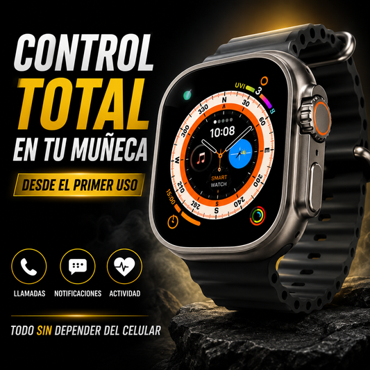 🔥 Smartwatch Ultra | Control total en tu muñeca desde el primer uso